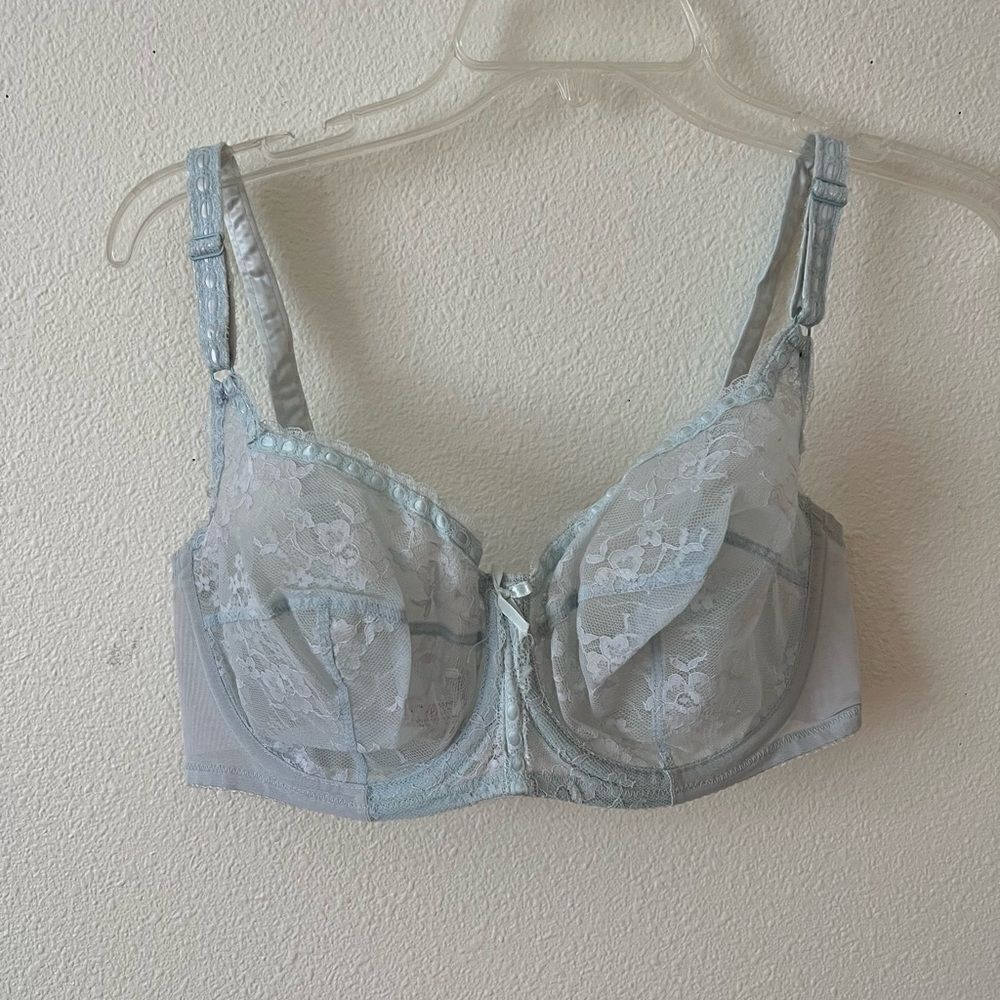Surprise Vintage Lace floral Underwire bra 36D